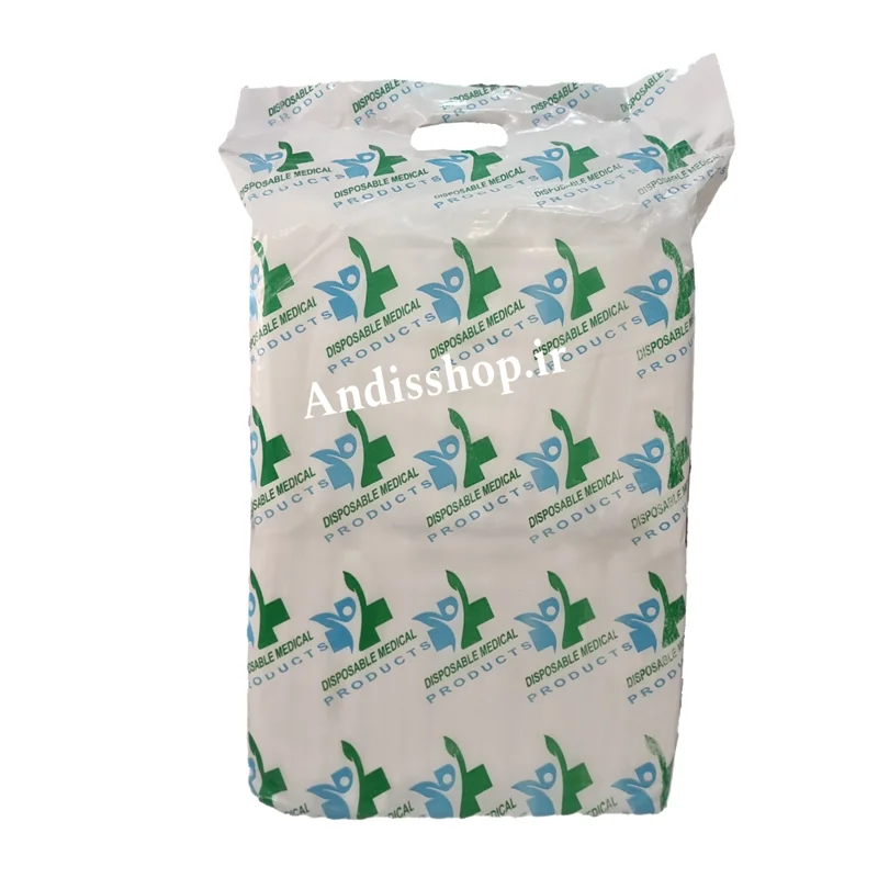 حوله یکبار مصرف سایز ۴۰*۸۰ ۴۰ گرم وزن بسته ۱۰۰ عددی